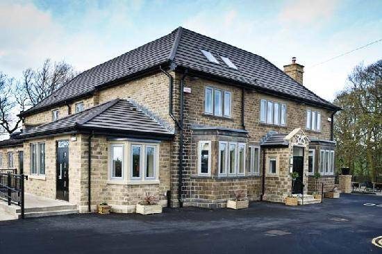 The hilltop village of Lepton, east of Huddersfield