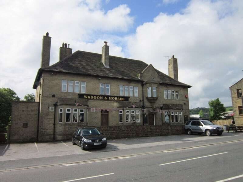 The moor-edge village of Outlane above Huddersfield