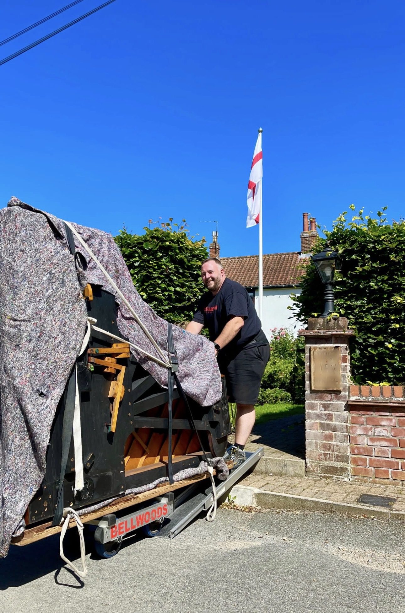 Bellwoods piano removal in Calderdale
