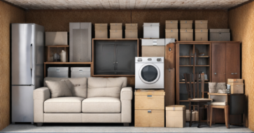 4 bedroom house furniture storage Huddersfield