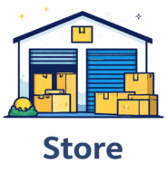 We store your furniture in our brick built warehouse in Huddersfield. We don't store in outside containers.