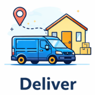 When you're ready for your furniture, we deliver it back to you and place it in the right rooms.